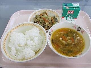 今日の給食