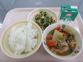 今日の給食