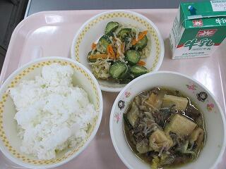 今日の給食