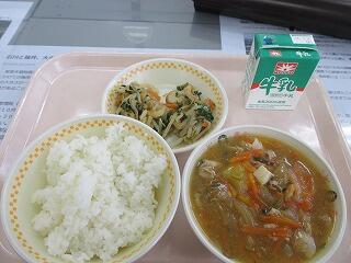 今日の給食