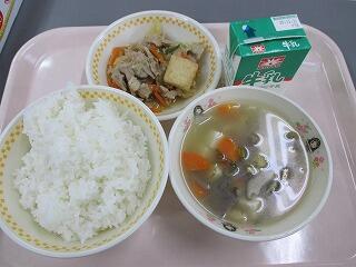 今日の給食