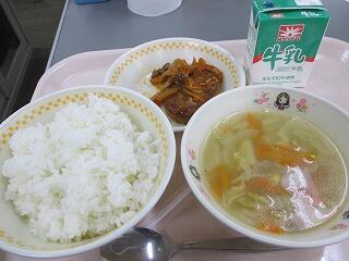 今日の給食