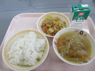 今日の給食