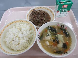 今日の給食