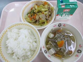 今日の給食