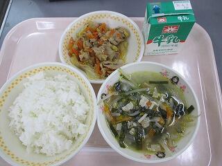 今日の給食