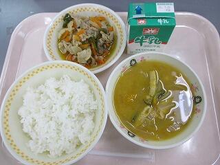 今日の給食