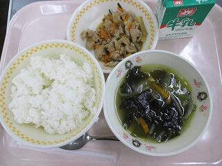 今日の給食