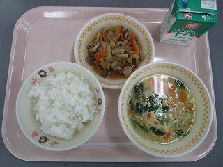 今日の給食