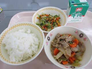 今日の給食