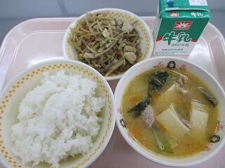 今日の給食