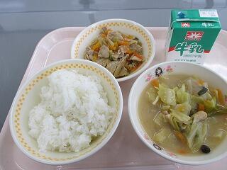 今日の給食