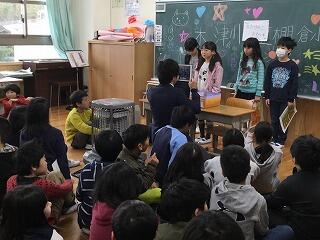 丹波ひかり小学校との交流