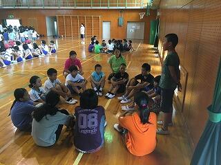 集会の後は振り返り 集会の後は振り返り