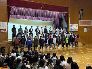 6年生の発表です 6年生の発表です