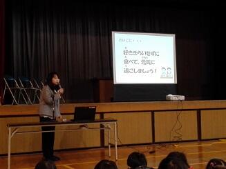 栄養教諭の先生のお話 栄養教諭の先生のお話